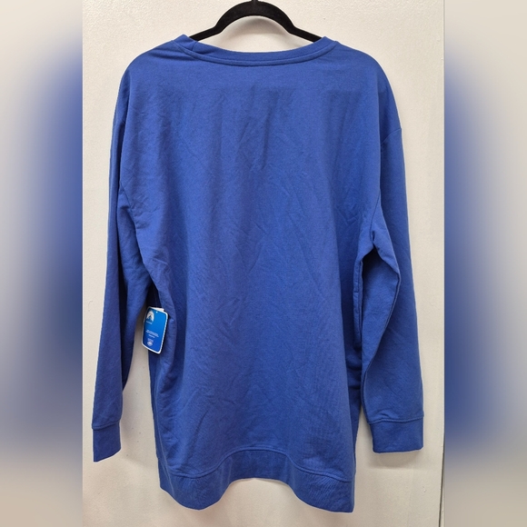 Flashdance Blue Long Sleeve Tee XL NWT - Picture 2 of 5